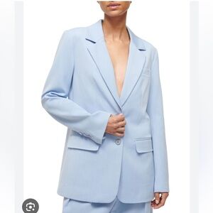STAUD City Blazer in Periwinkle - size S